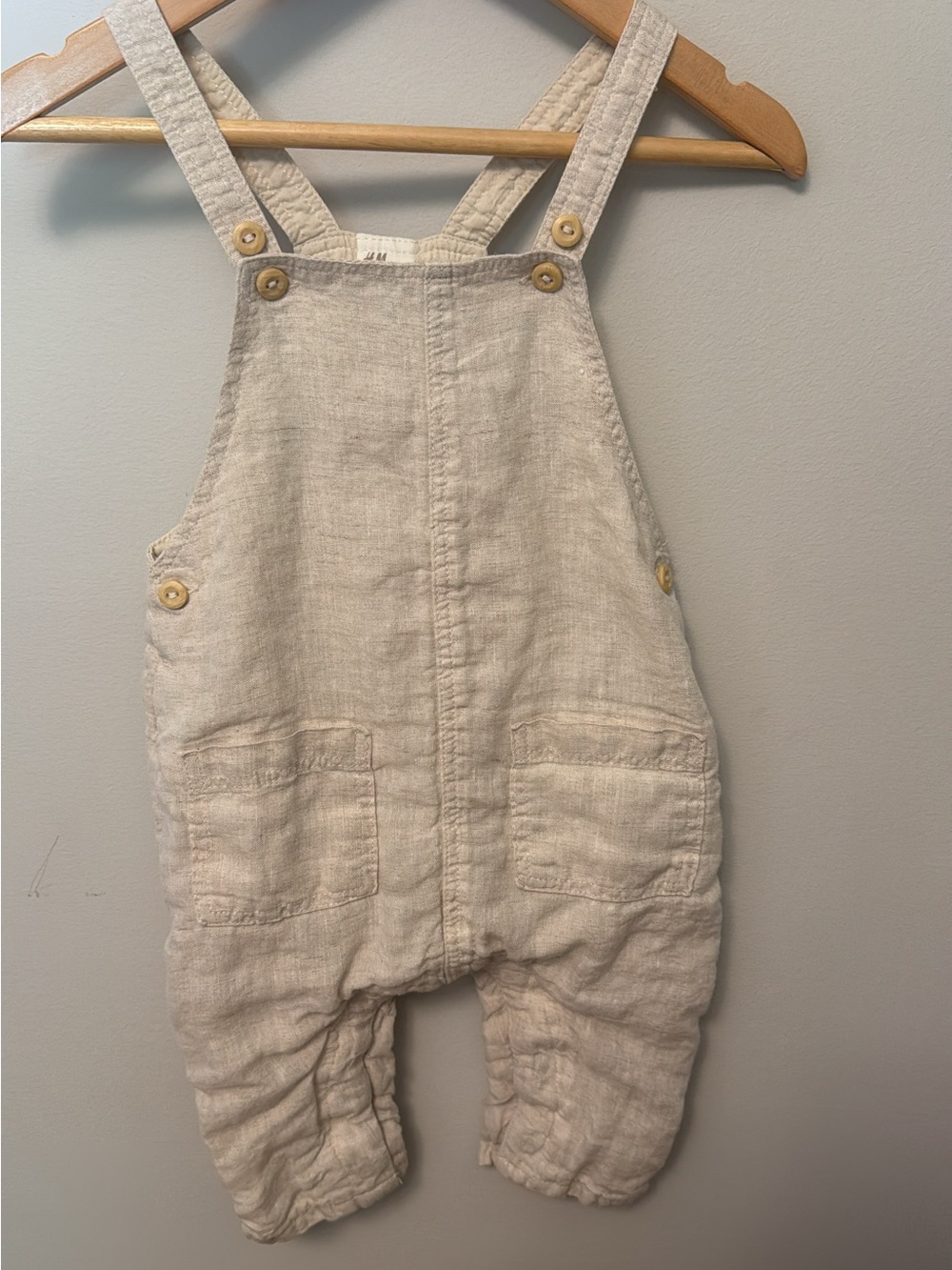 linen overalls